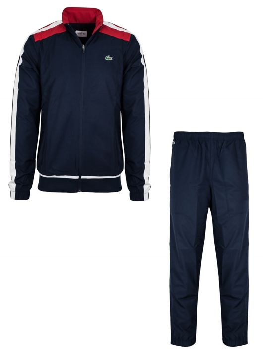 blue lacoste tracksuit bottoms