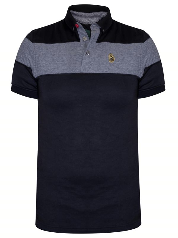 black polyester polo