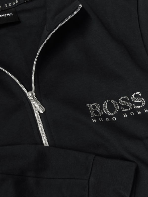 black and white hugo boss tracksuit